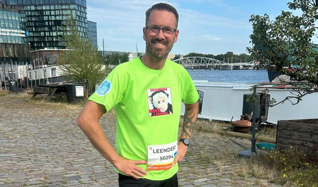 Het is niet vanzelfsprekend om 46 jaar te worden als je cystic fibrosis hebt, maar Leendert Blok uit Leiden laat zien dat het kan.